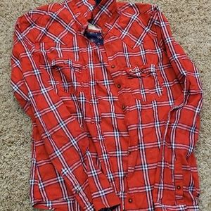 Women's red flannel from hollister